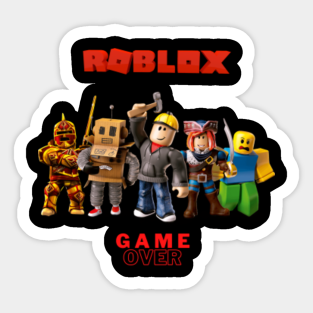 Roblox Game Stickers Teepublic - roblox logo game oof ripetitive red paint gamer roblox sticker teepublic