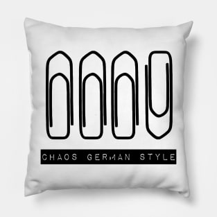 Chaos German Style - Riot of the staple Pillow