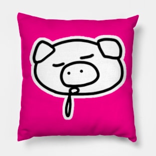 Sleeping Boo the kawaii pig. Pillow