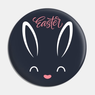 Bunny Face Easter Design Pin