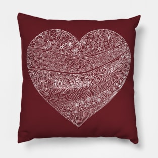 Doodles in Love Pillow