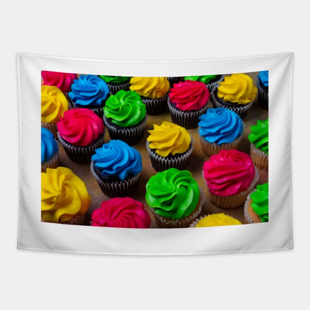 Corlorful Easter Cupcakes Tapestry by photogarry