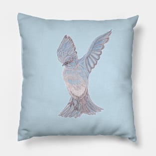 Mountain Bluebird Pillow