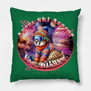 Apres-Ski Aspen Cosmic Beanie Fast Cheetah 72C Pillow