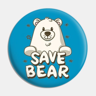 save bear Pin