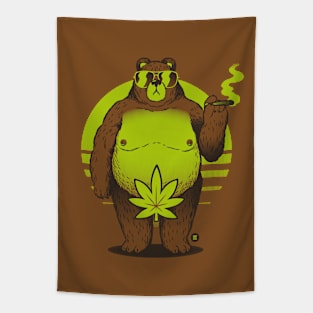 High And Naked Bear v1 Tapestry