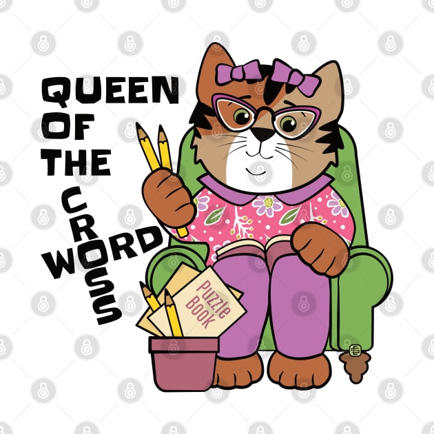 Queen of the Crossword Cat by Sue Cervenka