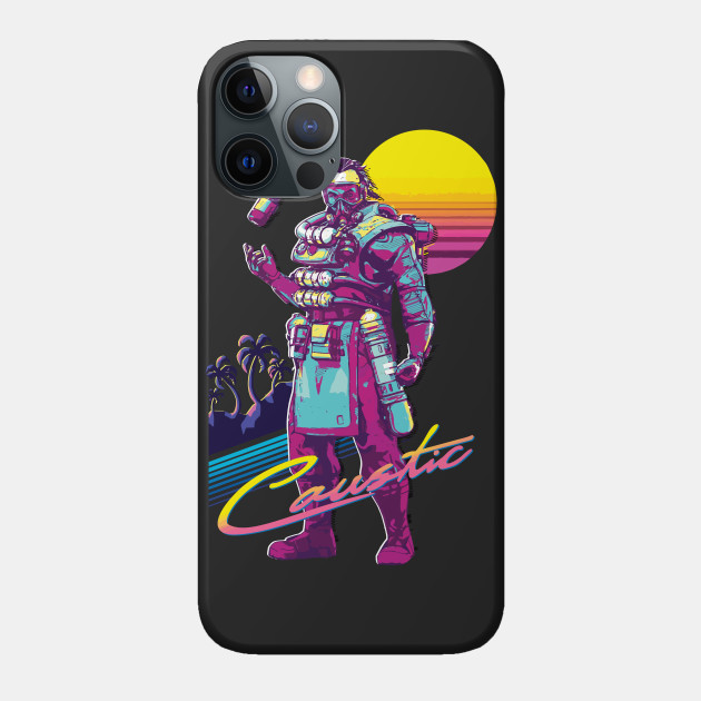 Caustic, Retro 80s Edition - Apex Legends - Phone Case