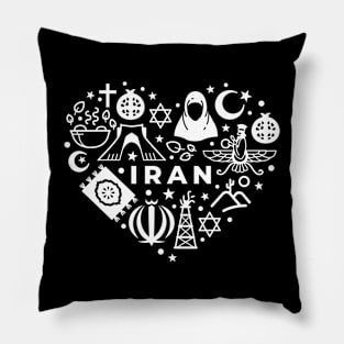 Iran Heart Pillow