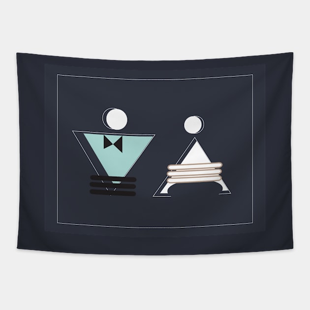 Pictogram Tapestry by dddesign