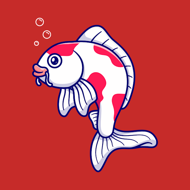 Cute Koi Fish Cartoon by Catalyst Labs