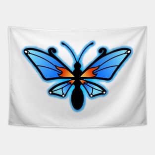 Fire Butterfly Tapestry