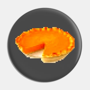 Pixel art pumpkin pie Pin