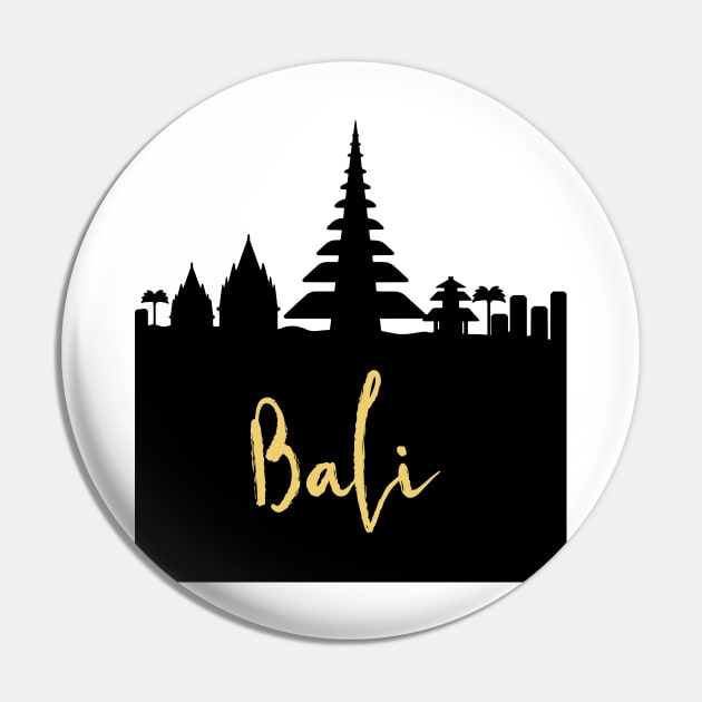 BALI INDONESIA DESIGNER SILHOUETTE SKYLINE ART Pin by deificusArt