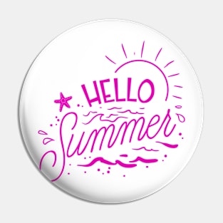 Hello Summer Pin