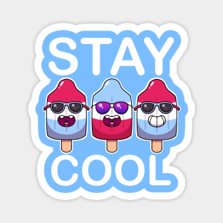 Stay Cool Popsicles Magnet