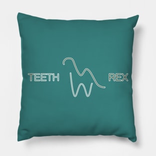 Teeth Rex Pillow