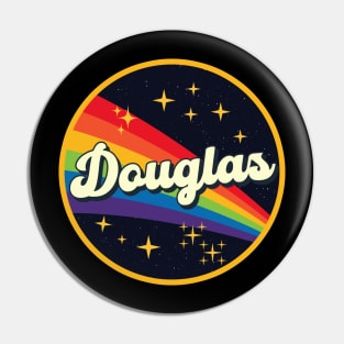 Douglas // Rainbow In Space Vintage Style Pin