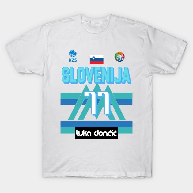 Luka Doncic Slovenija Fan Design - Luka Doncic - T-Shirt