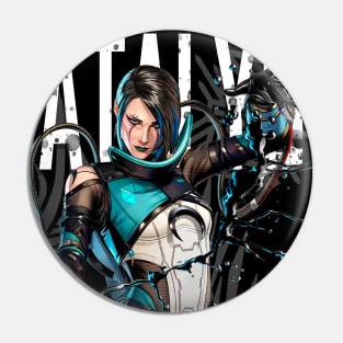 Apex legends Catalyst middle white Pin