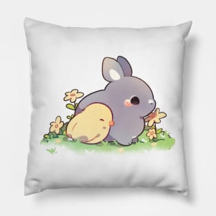 Bunny and Chick Pillow