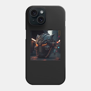 Cyberpunk Motorcycle Helmet Phone Case