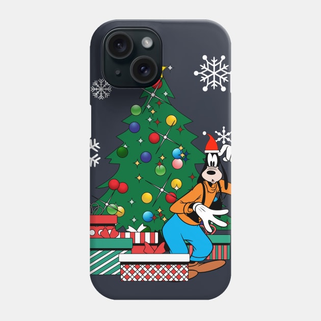 Goofy Around The Christmas Tree Phone Case by Nova5