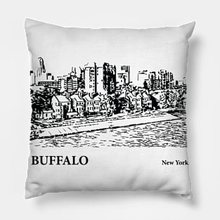 Buffalo - New York Pillow