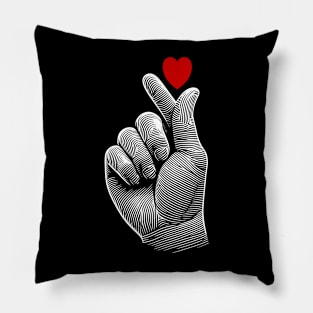 Heart Hand Sign Pillow
