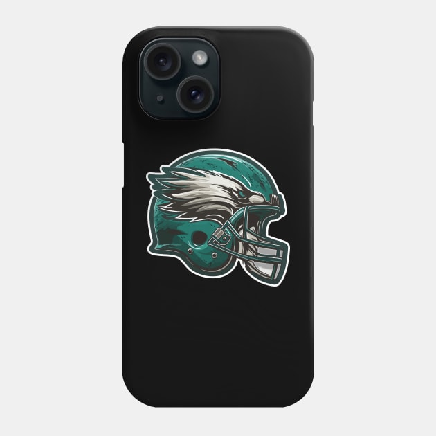 Go Birds helmet Phone Case by vectrus