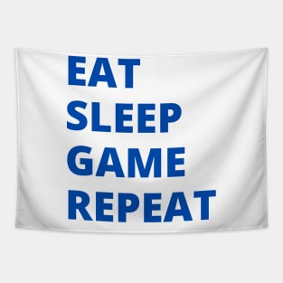 Eat Sleep Game Repeat Tapestry