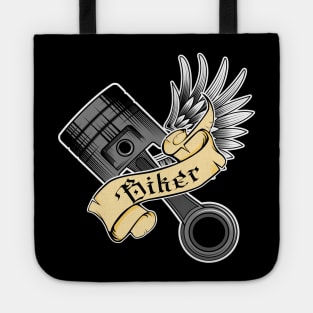 Biker piston Tote