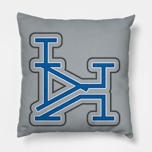 Los Angeles Aurebesh Logo B Pillow