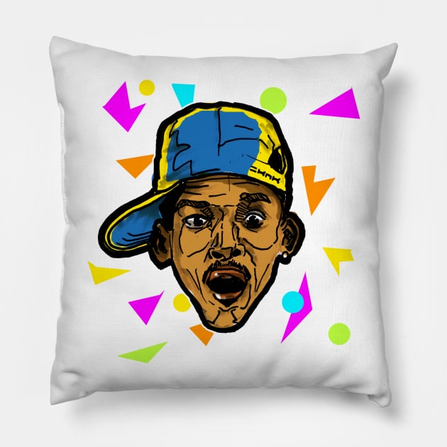 Fresh Prince 90s Style Pillow by sketchnkustom