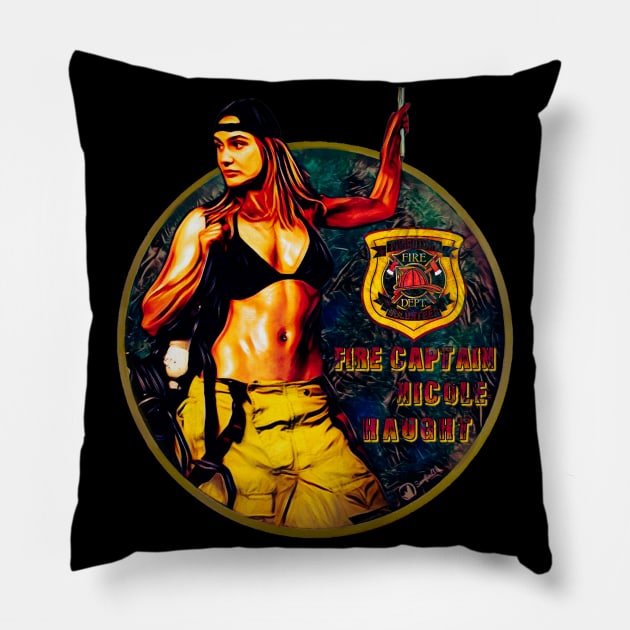 Purgatory Volunteer Fire Dept - Nicole Haught Pillow by SurfinAly Design 