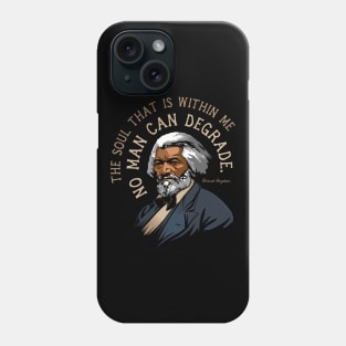 Frederick Douglass Quote Gift for Black History Month Phone Case