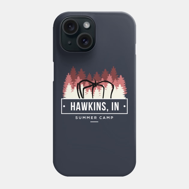 Stranger Things Hawkins Summer Camp Phone Case by Rebus28