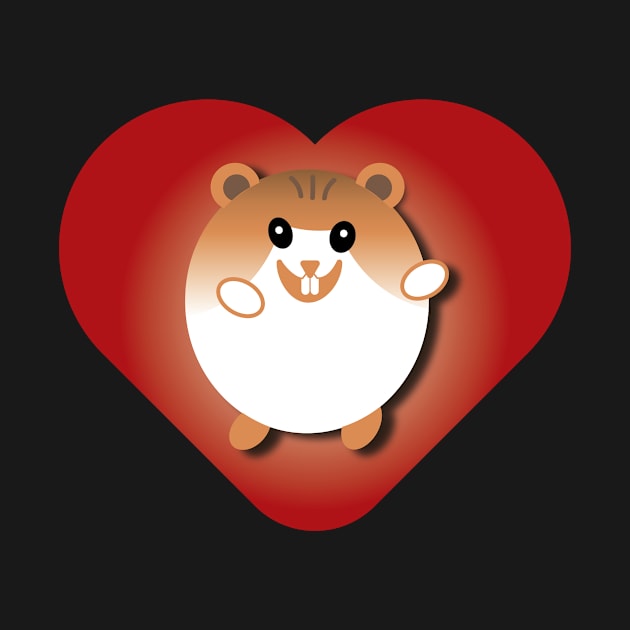 Hamster love: Fudge the Syrian hamster by ScottCarey