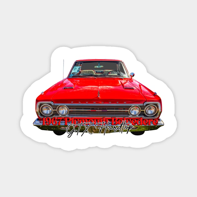 1967 Plymouth Belvedere GTX Hardtop Magnet by Gestalt Imagery