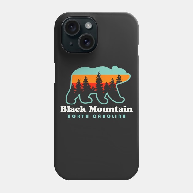 Black Mountain North Carolina Souvenir Bear Phone Case by PodDesignShop