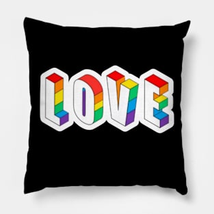 pride month love Pillow