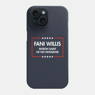 Fani Willis - No Nonsense (blue) Phone Case