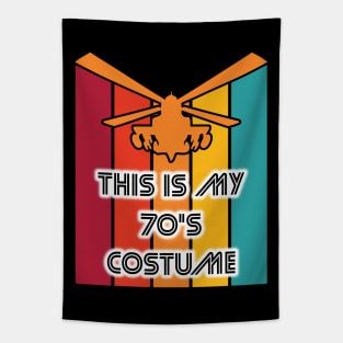 Drone Pilot Halloween Costume Party Retro Vintage 70s Tapestry