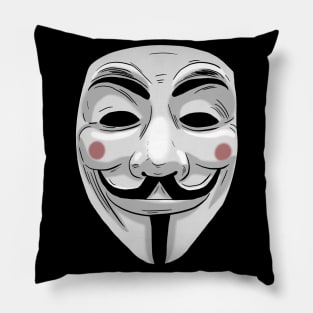 Anonymous Hacker Mask Pillow