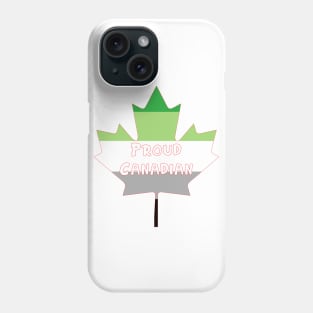 Proud Canadian (Aromantic) Phone Case