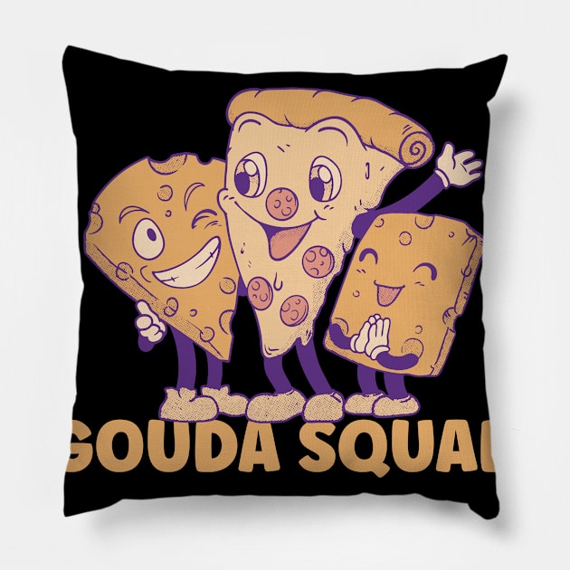 Gouda Squad Pillow by TK Store