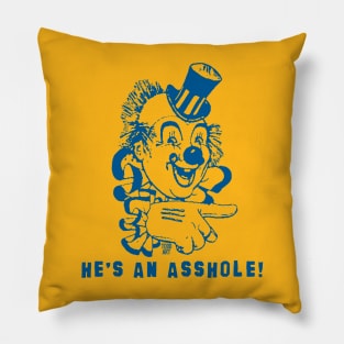 asshole clown Pillow