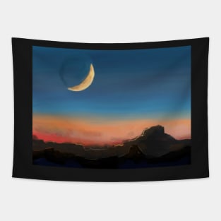 Some Sacred Desert Solitaire Tapestry