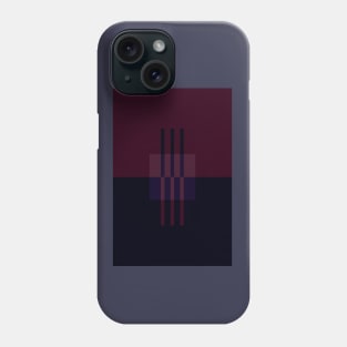 Plum Abstract Minimalist Art Print Phone Case