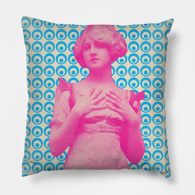 Psychedelic 60s Pillow by SeaGreen